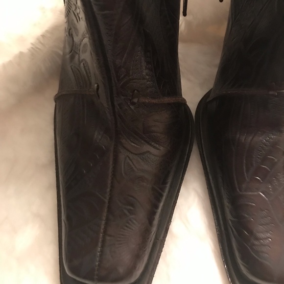 Dark Brown ANTONIO MELANI TRACY BOOTS - 7 1/2M - Picture 6 of 6